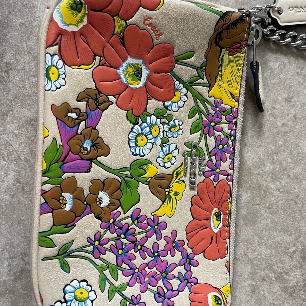 Coach Nolita Floral Print Bag - Multicolor - Picture 8 of 9